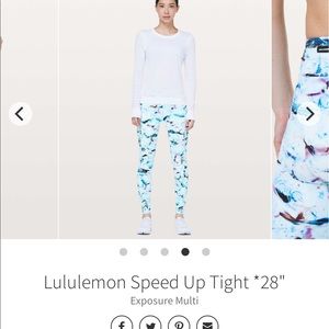 Lululemon Speed Up Tight - ‘Exposure Multi’ size 6